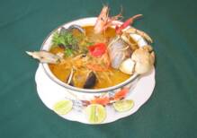 Platos Típicos - Mariscos - Restaurante Hotel Sun Palace